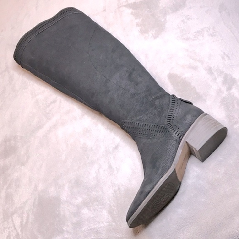 VINCE CAMUTO WIDE CALF KARINDA BLACK MAJICO OVER KNEE BOOT - Picture 4 of 16